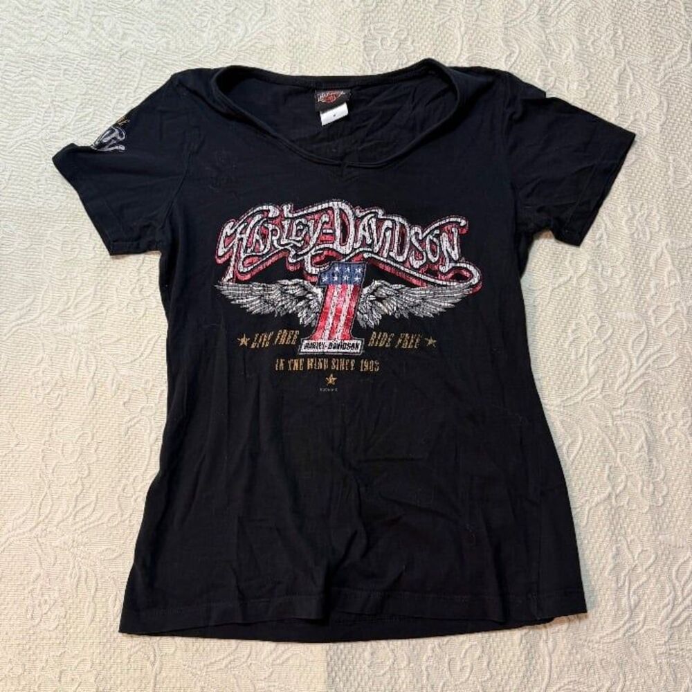 HarleyHarley-Davidson Boswell’s Music City Nashville TN Graphic T-Shirt Size M